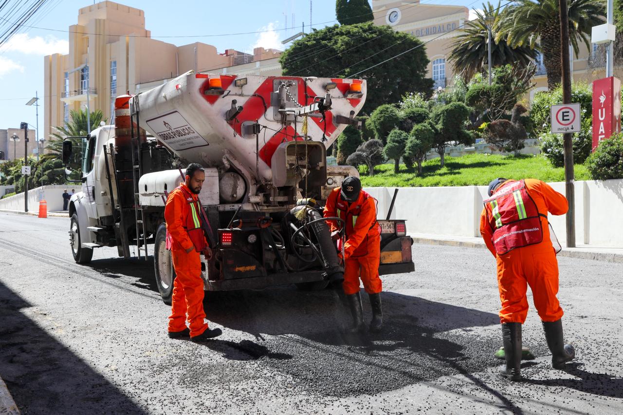 Avanza el bacheo en Pachuca con 100 calles rehabilitadas