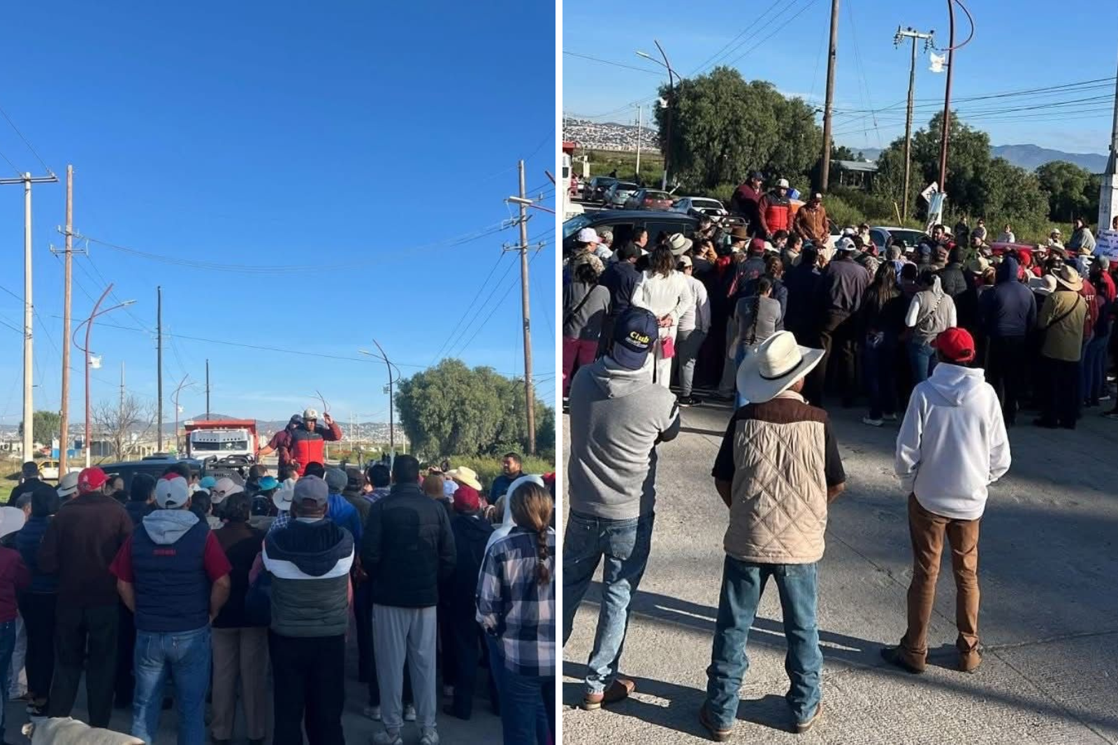 Vecinos protestan y advierten bloqueo en la México-Pachuca