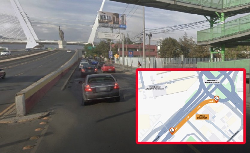 Más tráfico en Pachuca: cerrarán lateral que conecta el bulevar Felipe Ángeles y el Colosio
