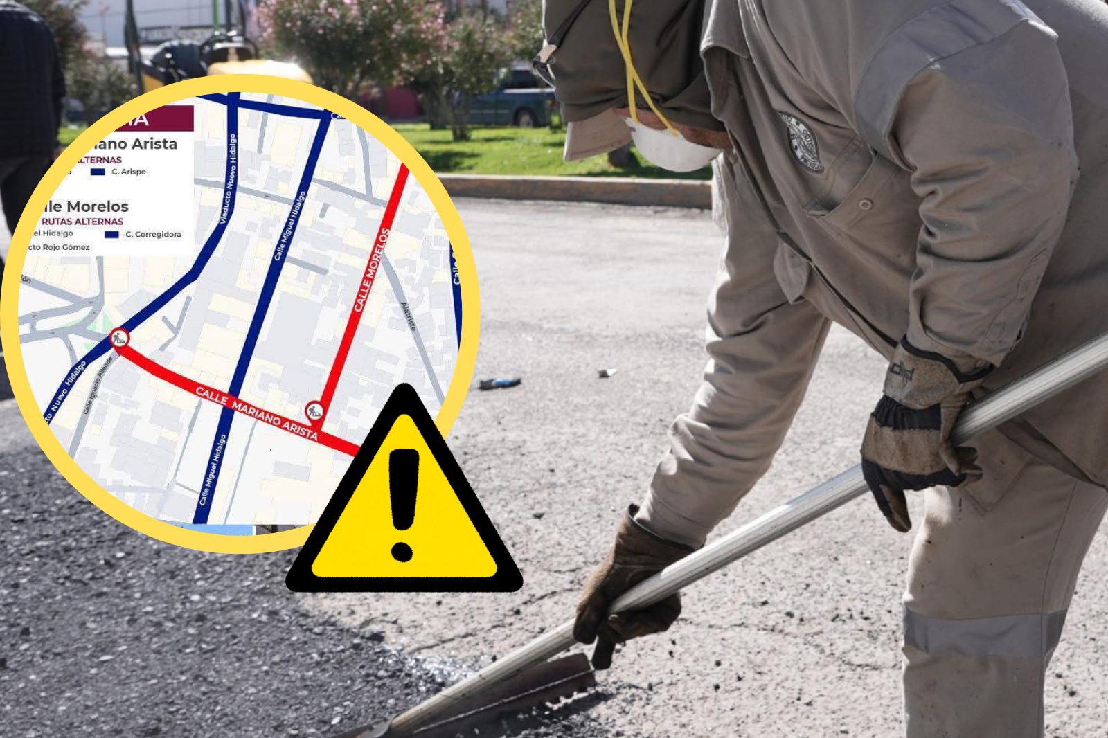 ¡Atención conductores! Obras viales en el Centro de Pachuca modificarán la circulación