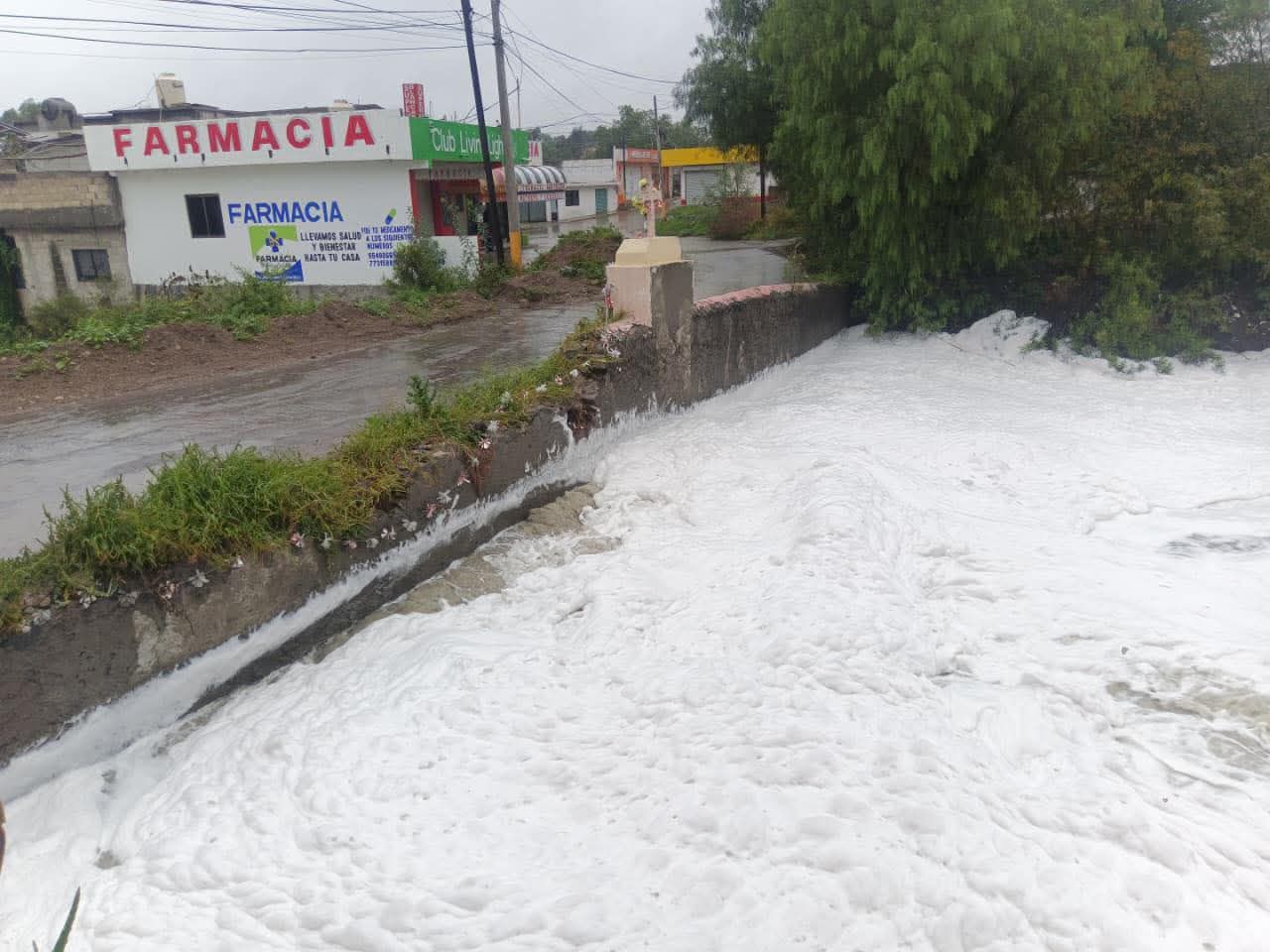 Río Salado en Tezontepec de Aldama alcanza niveles críticos; emiten Alerta Amarilla