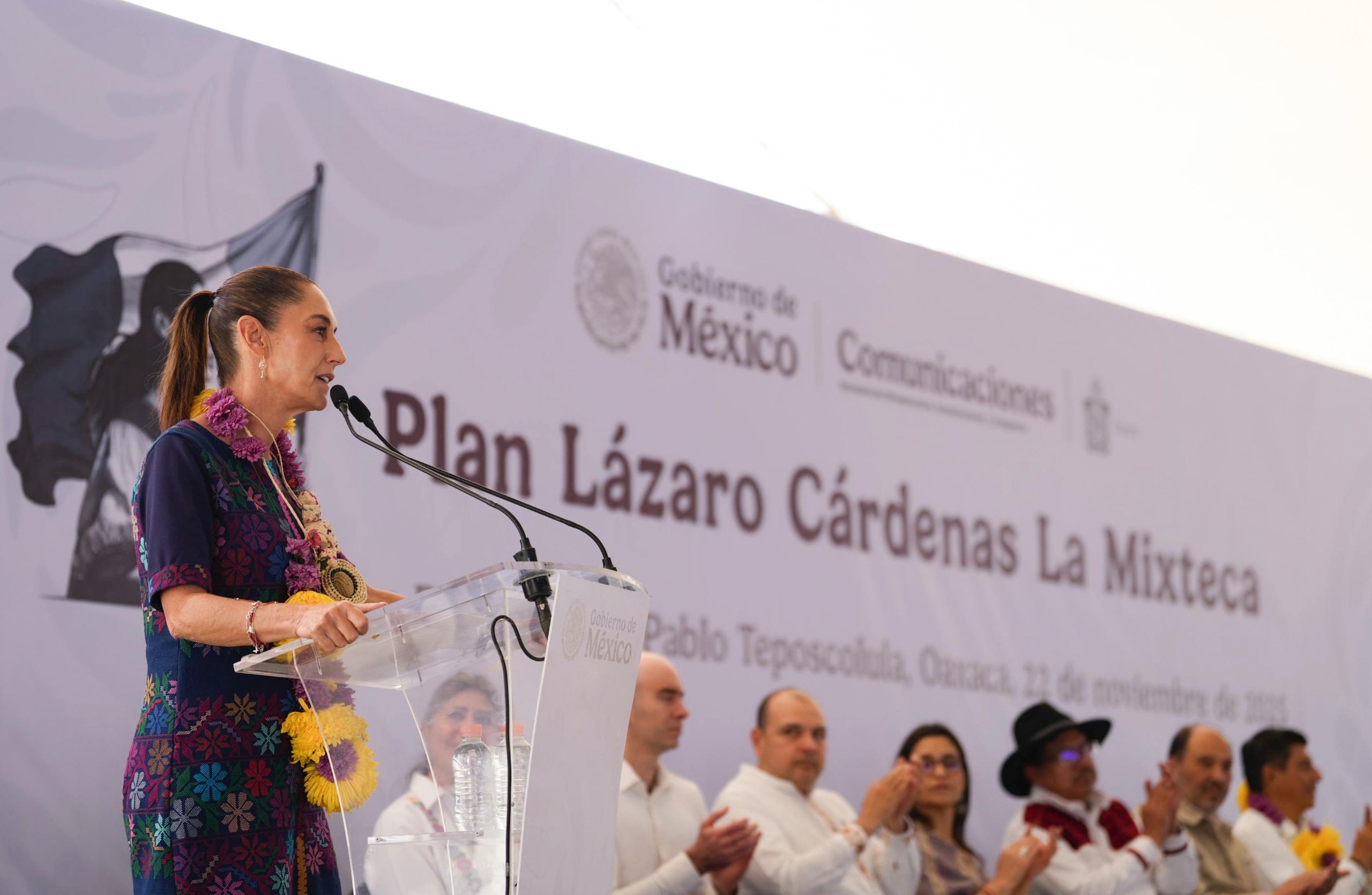 Claudia Sheinbaum presenta avances del plan general Lázaro Cárdenas del Río en la Mixteca Oaxaqueña