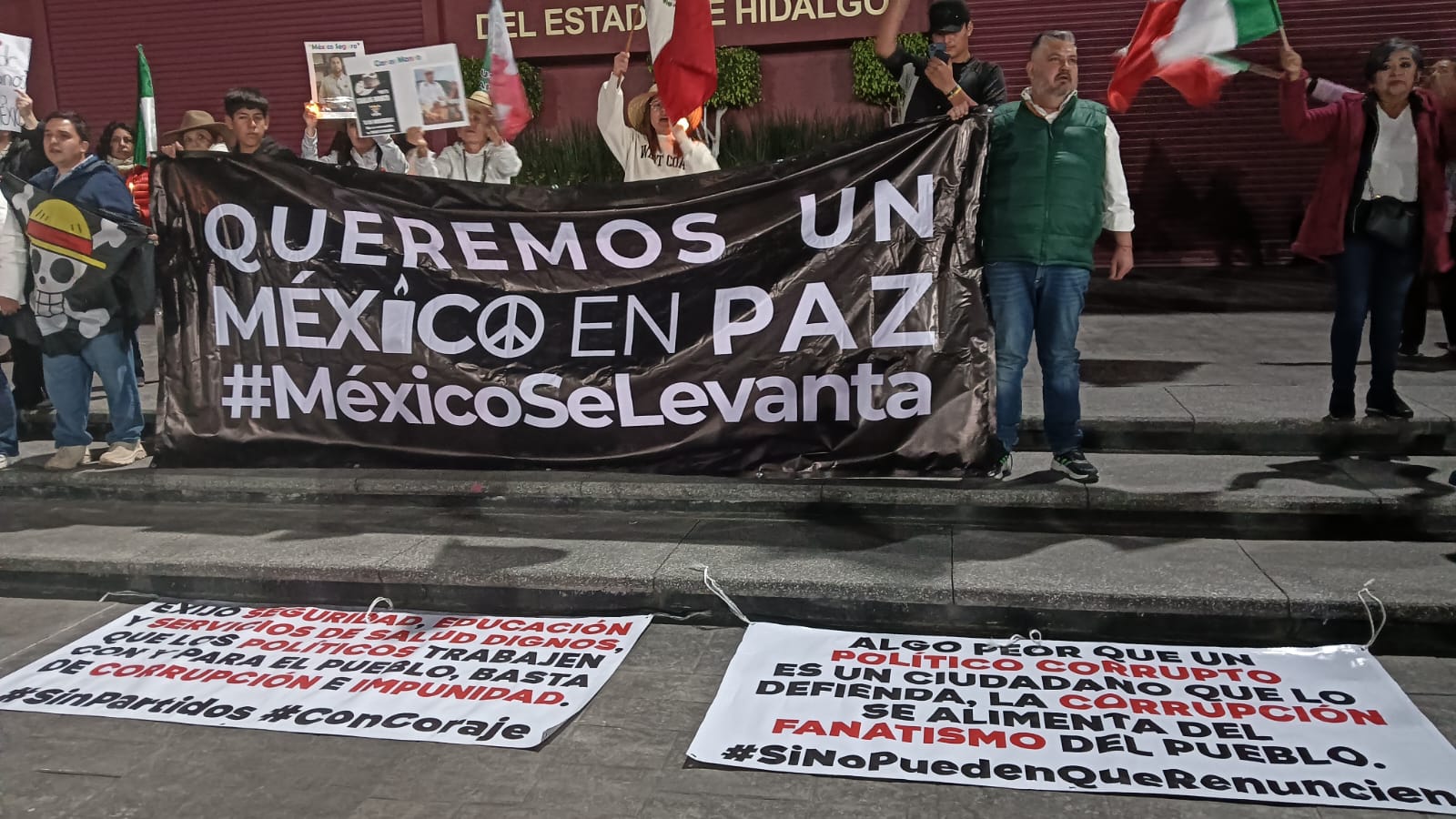 Marcha de la Generación Z reúne a más de 200 personas en Pachuca