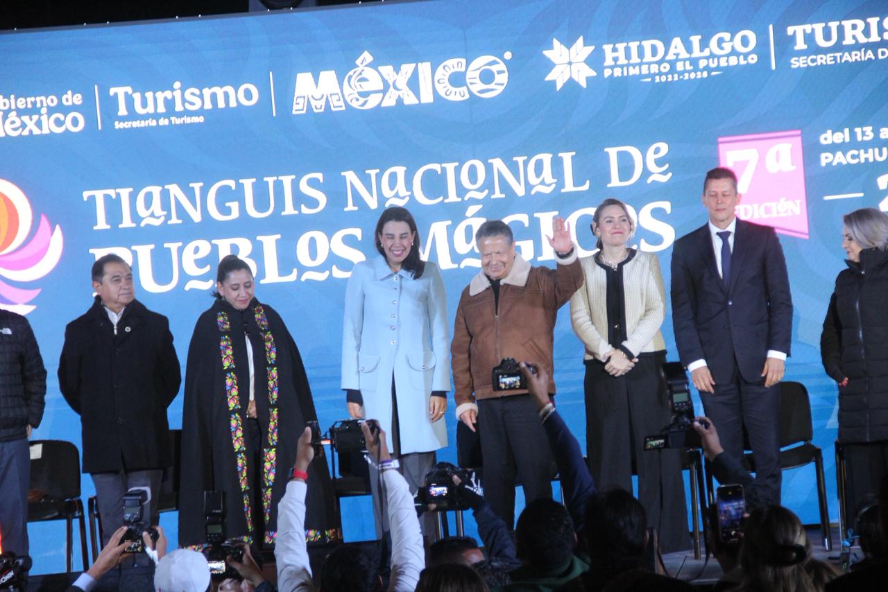 Inauguran la séptima edición del Tianguis Nacional de Pueblos Mágicos en Real del Monte