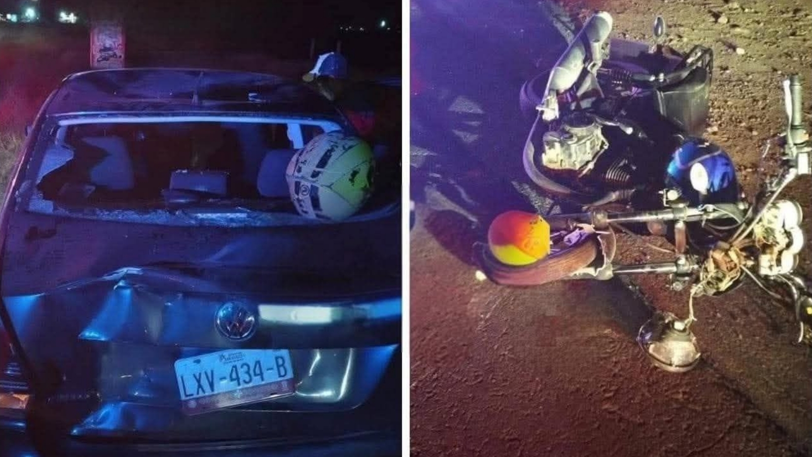 Accidente en la México-Pachuca deja un motociclista lesionado