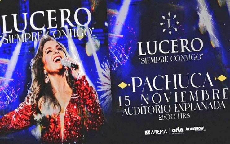 Lucero llegará a Pachuca con su “Siempre Contigo Tour” en el Auditorio AREMA Explanada