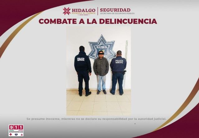 Detienen a hombre tras homicidio en pensión de autos en Tulancingo