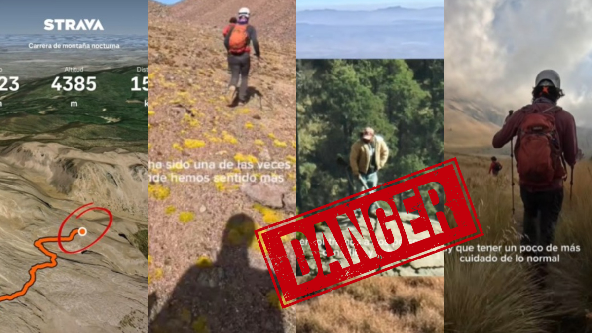 Alerta en el Iztaccíhuatl: montañistas denuncian con VIDEO persecución de hombres armados en el Edomex