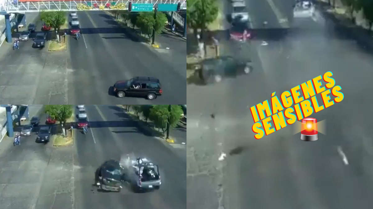 VIDEO | Impactante choque entre patrulla y camioneta en Zamora, Michoacán, deja cuatro muertos, incluidos dos niños