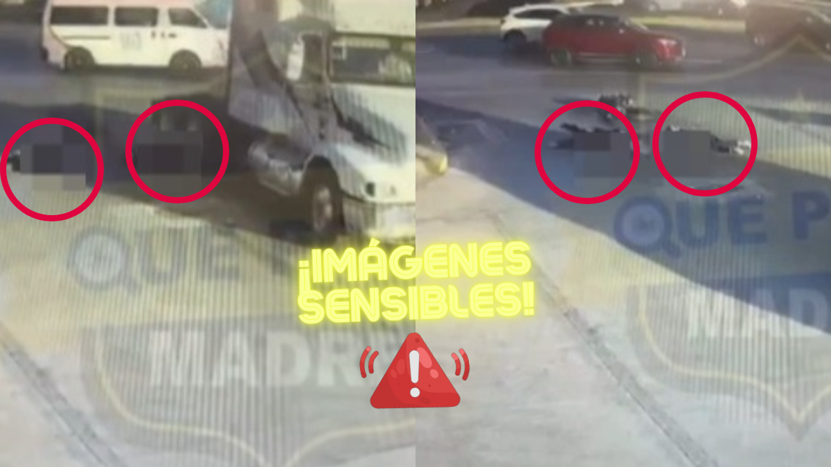 VIDEO muestra cómo motociclista es atropellado por tráiler en Tultitlán, Edomex; vecinos denuncian zona peligrosa