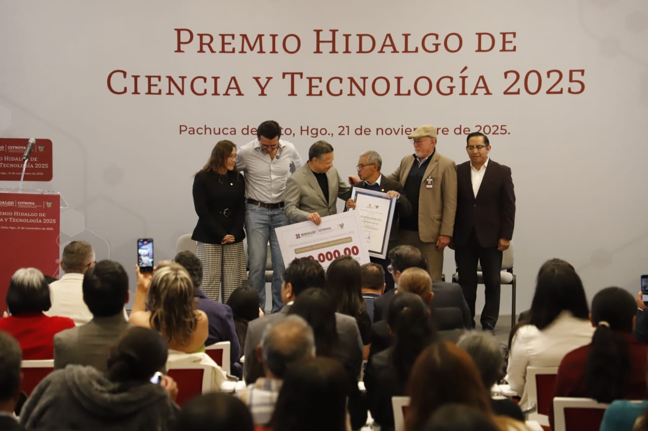 Entregan Premio Hidalgo de Ciencia y Tecnología 2025