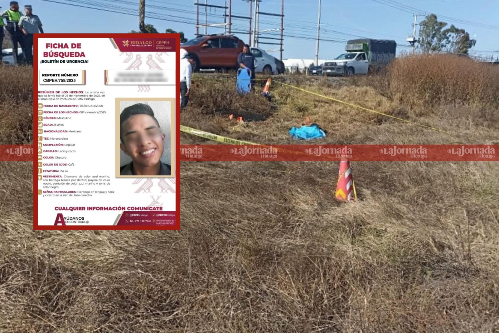 Identifican al joven hallado sin vida en la México-Pachuca