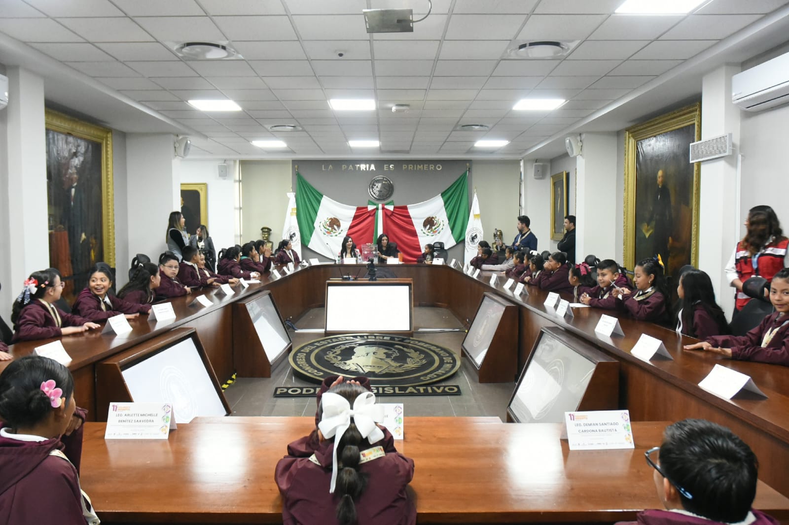 Infancias de Hidalgo asumen rol legislativo en el Parlamento Infantil 2025