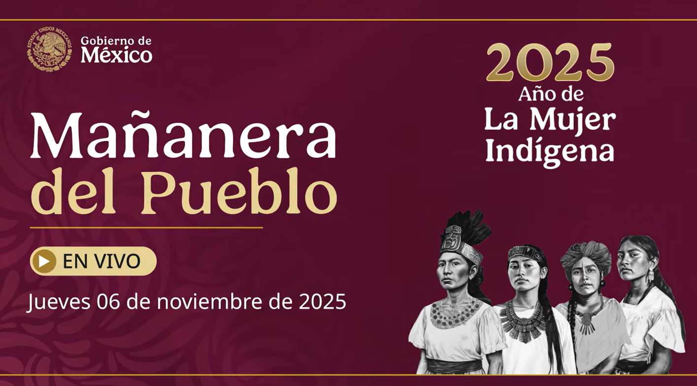 EN VIVO | Conferencia matutina de la presidenta Claudia Sheinbaum