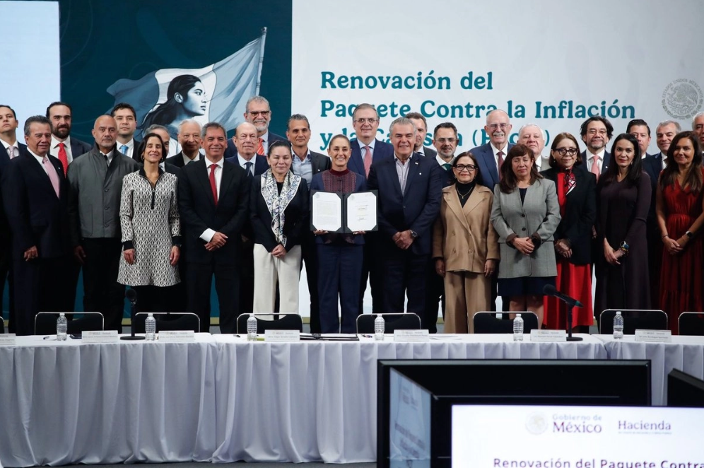 Sheinbaum renueva el Pacic; destaca reducción de 4.7% en costo de la canasta básica