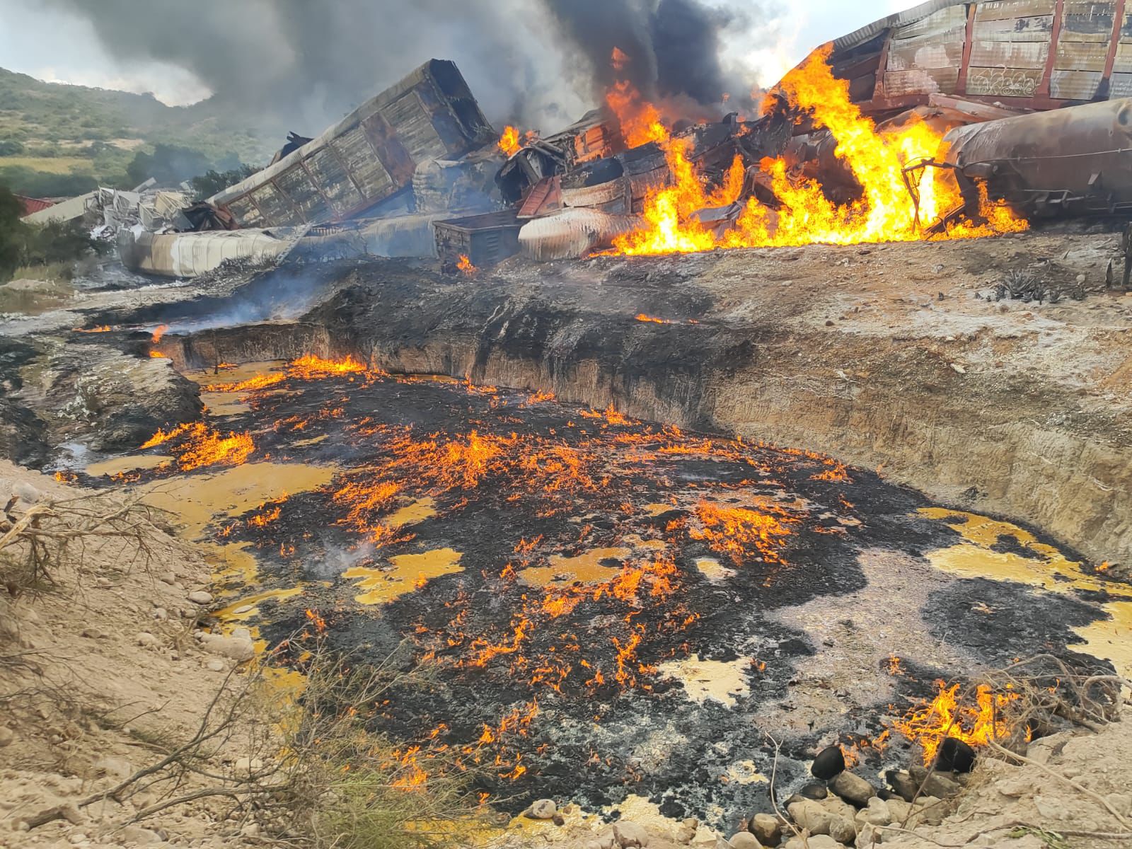 Confirman la muerte de una persona tras descarrilamiento de tren en Tepatitlán