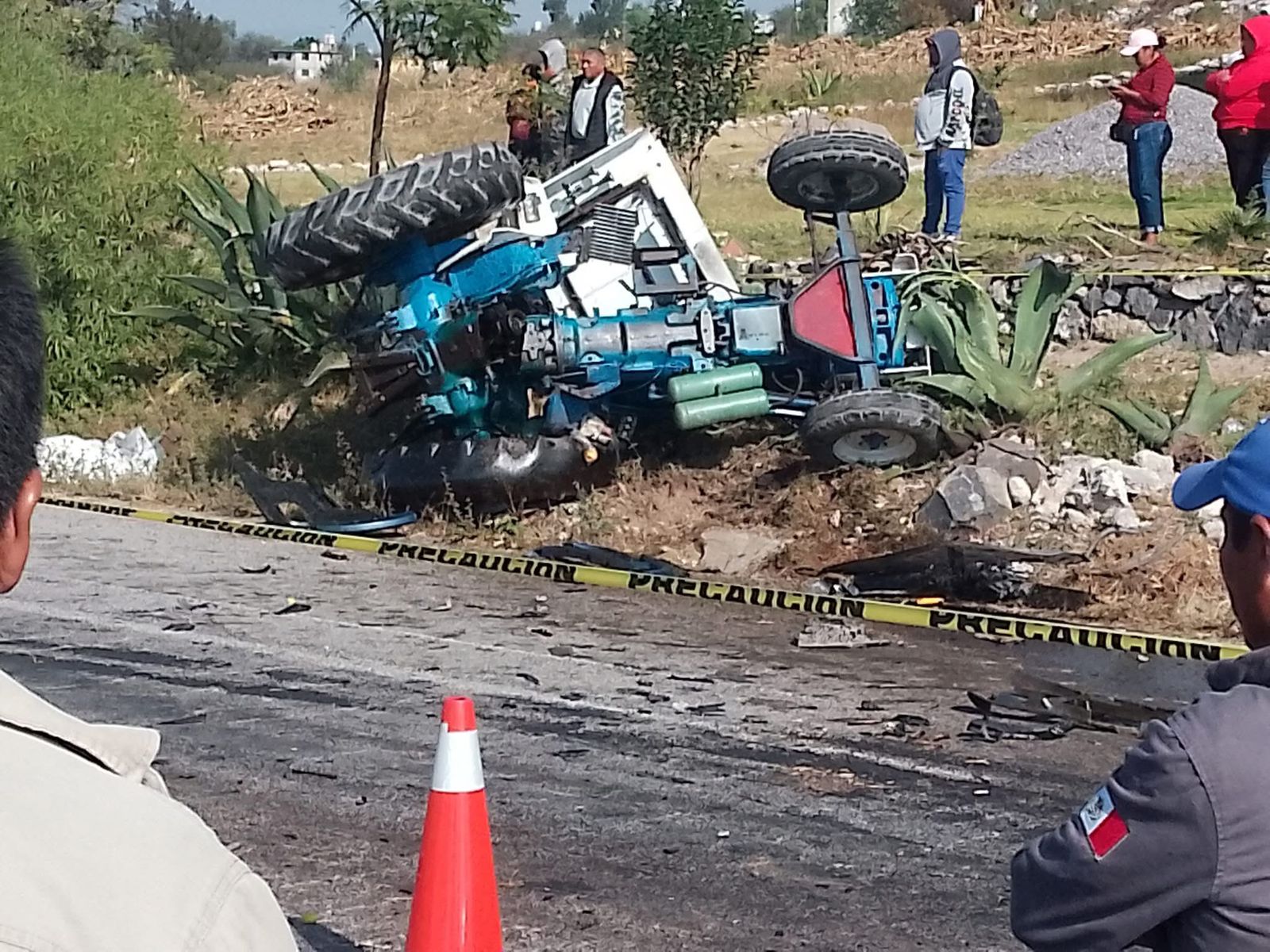 Choque en carretera de Hidalgo termina en tragedia: un hombre pierde la vida