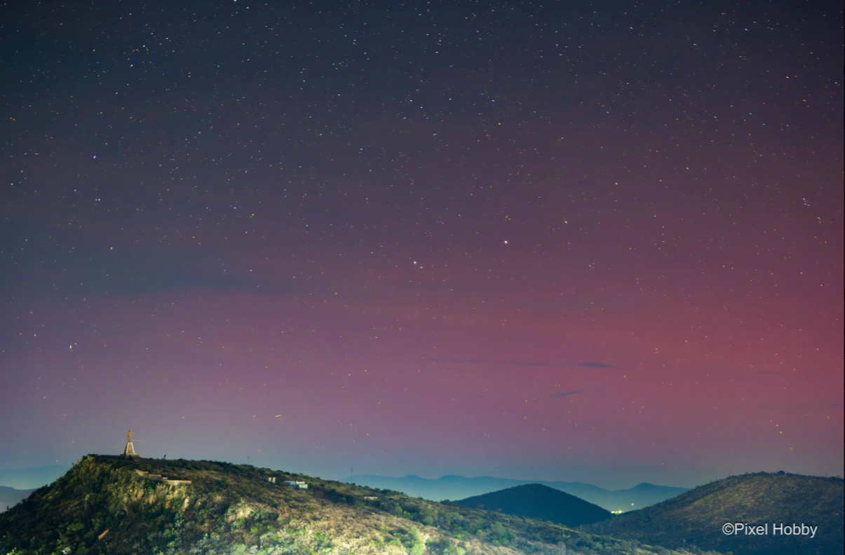 Así se vieron las auroras boreales en México | FOTOS