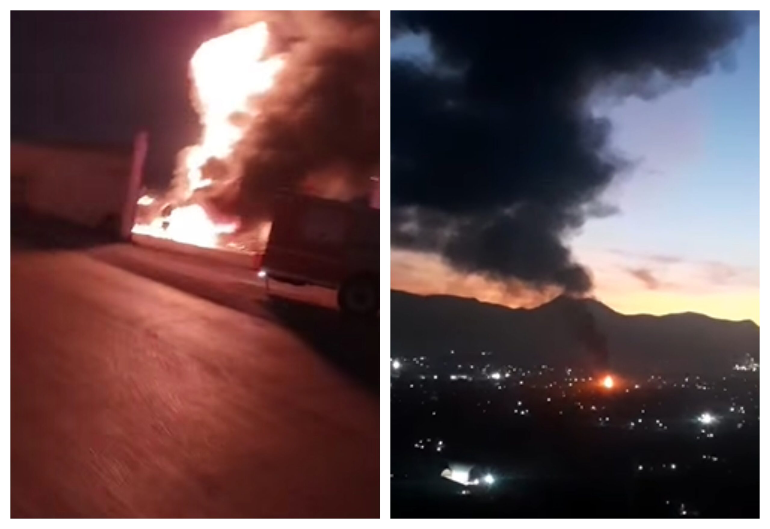 Explosion de tráiler con combustible en la carretera Tula-Jorobas genera alerta en distintos municipios