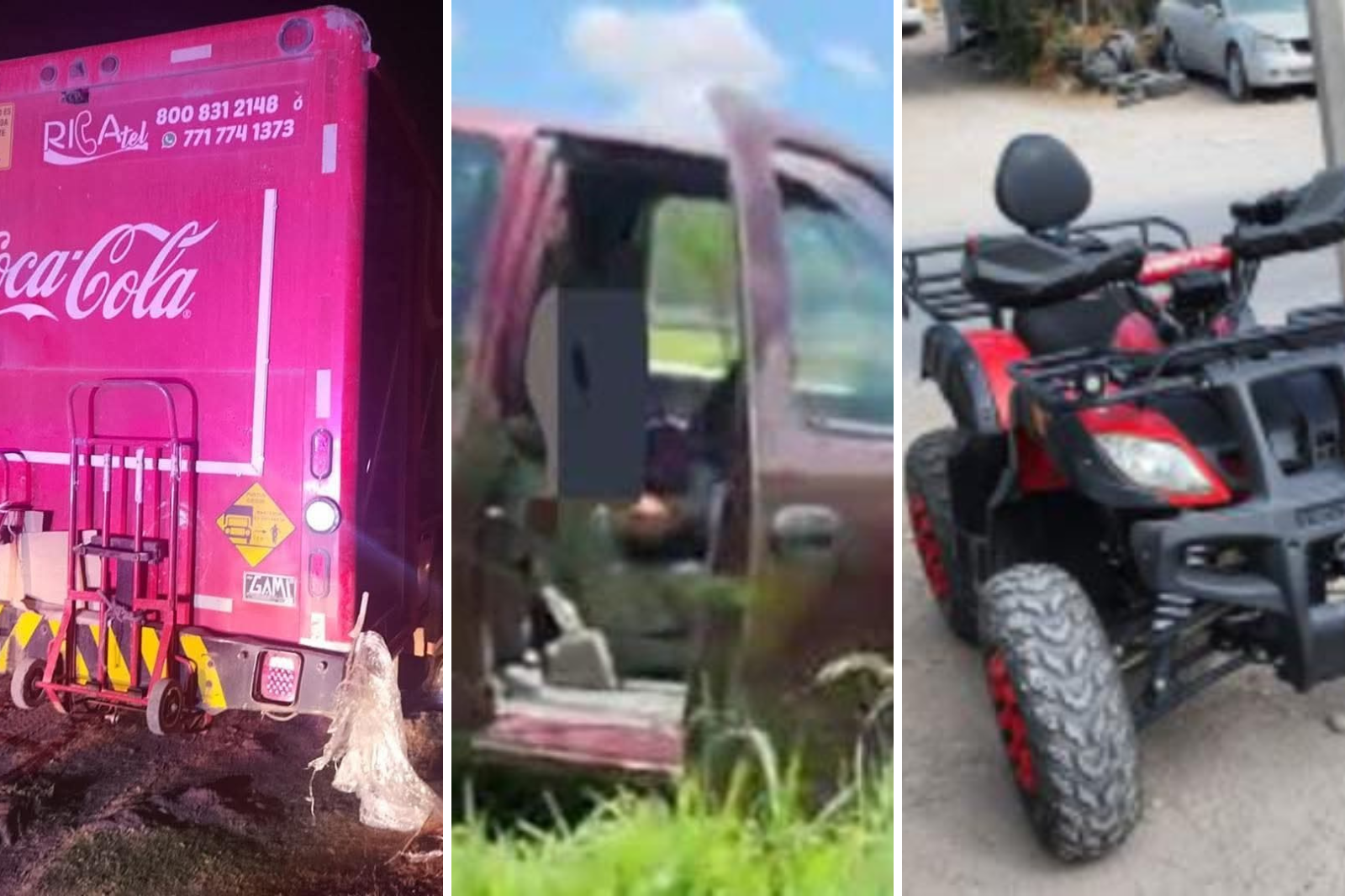 Tres robos en una noche en Tula-Tepeji: uno de ellos terminó con un camión recuperado