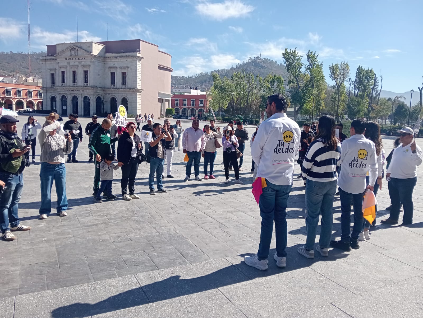 Piden consulta de Revocación de Mandato en Hidalgo durante marcha en Pachuca