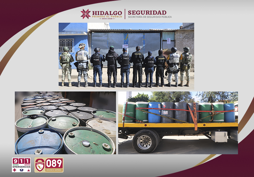 Cuautepec de Hinojosa: autoridades aseguran drogas, químicos y equipo de distribución