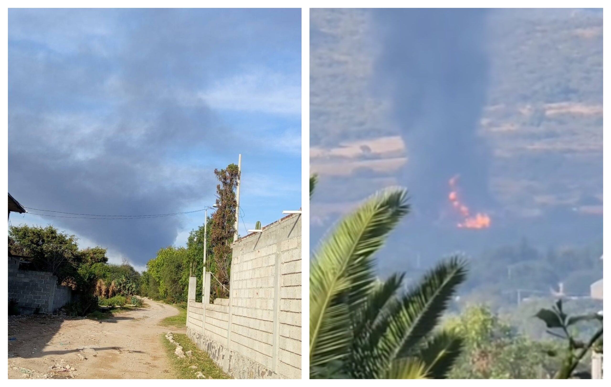 Tepetitlán: tren con combustible se descarrila y provoca fuerte incendio | VIDEO
