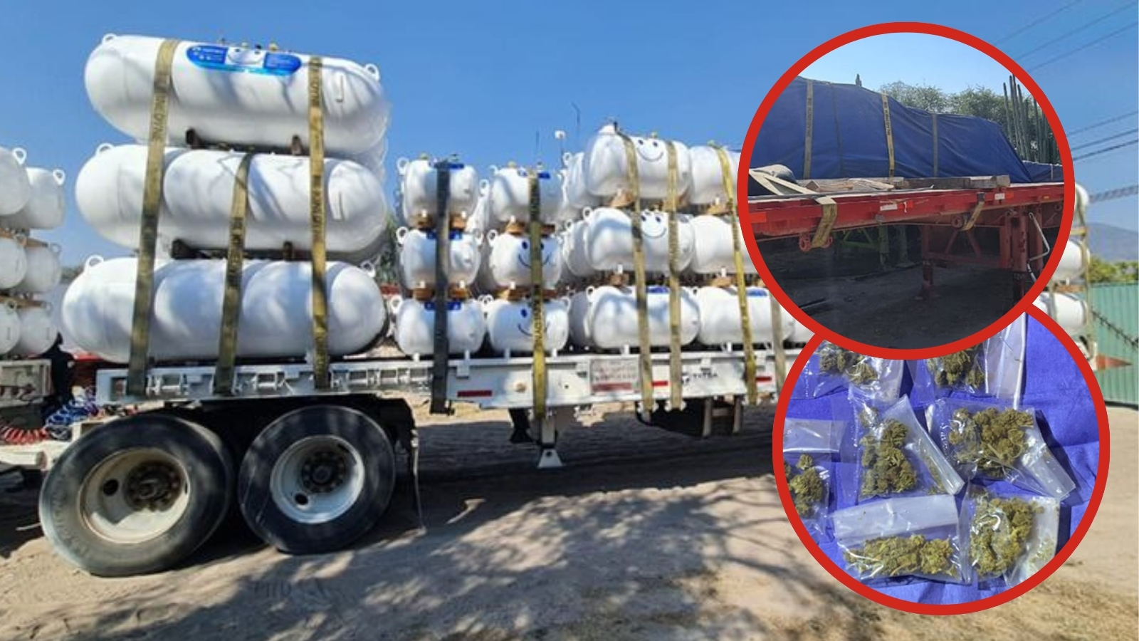 Aseguran drogas y vehículos robados en operativo en Tepetitlán.