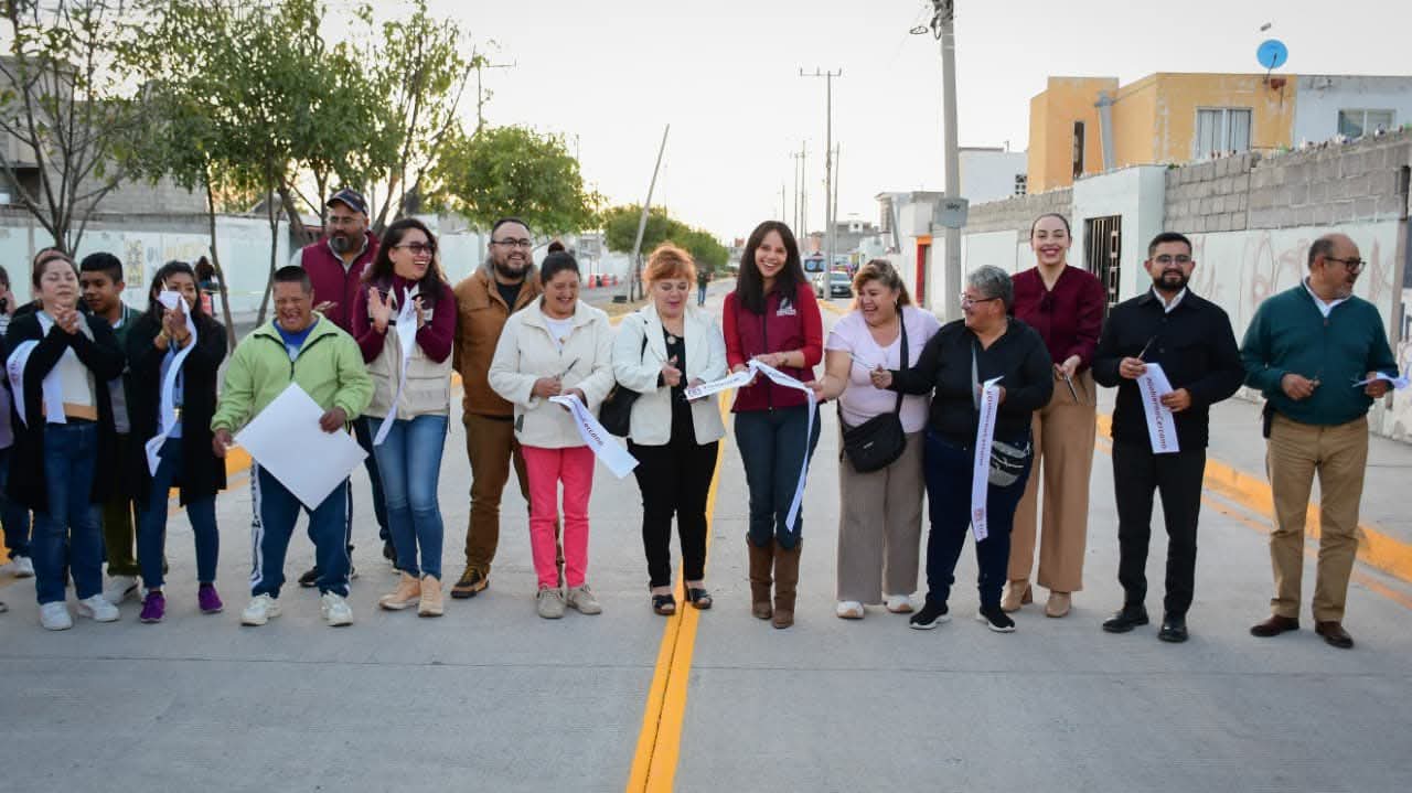 Entregan pavimentación hidráulica de 4.4 mdp a vecinos de Haciendas en Tizayuca