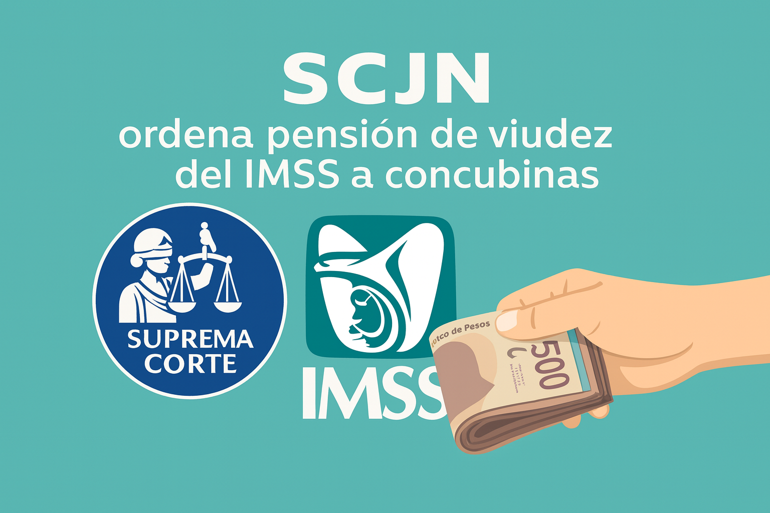 SCJN fija jurisprudencia obligatoria para pensión de viudez a concubinas del IMSS
