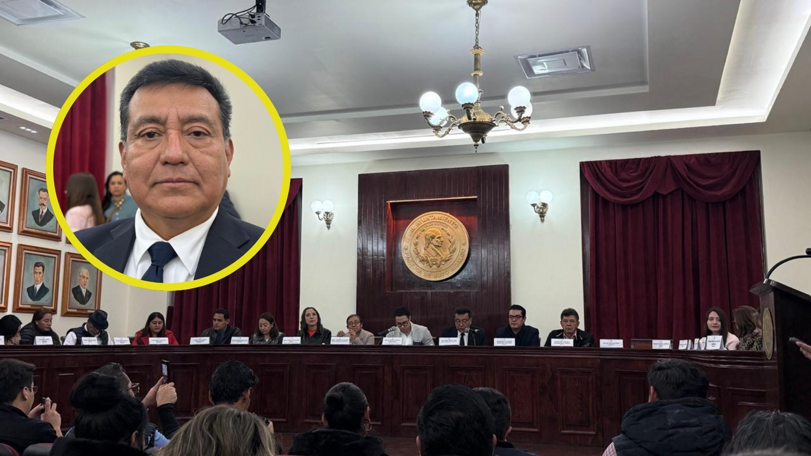 Eduardo Trejo Lino informa sobre laudos laborales del Ayuntamiento de Pachuca.