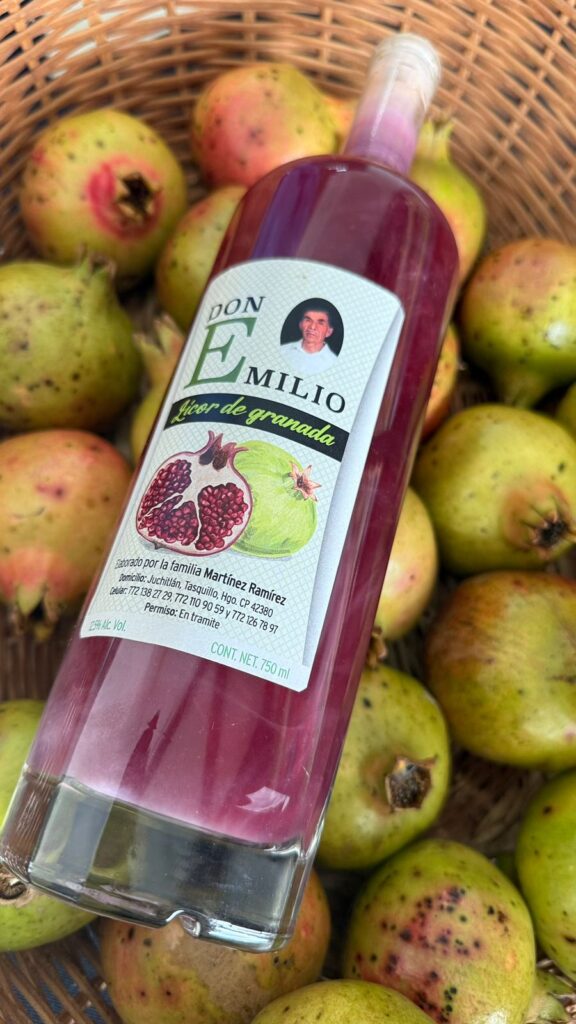 Licor artesanal de Tasquillo