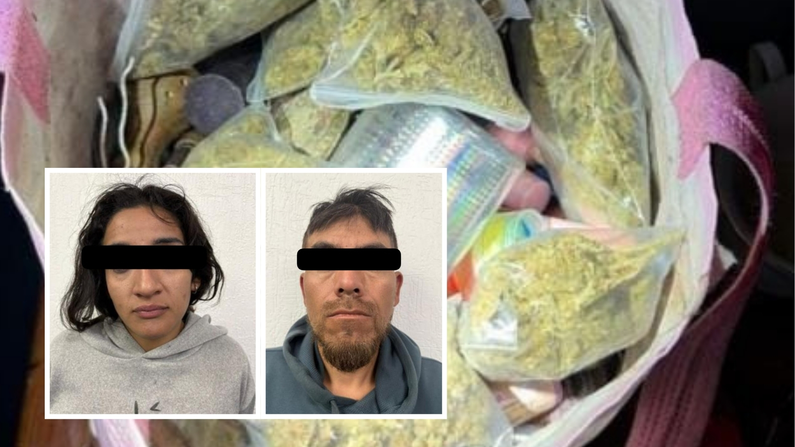 Operativo en Atotonilco el Grande: Aseguran droga y detienen a dos personas