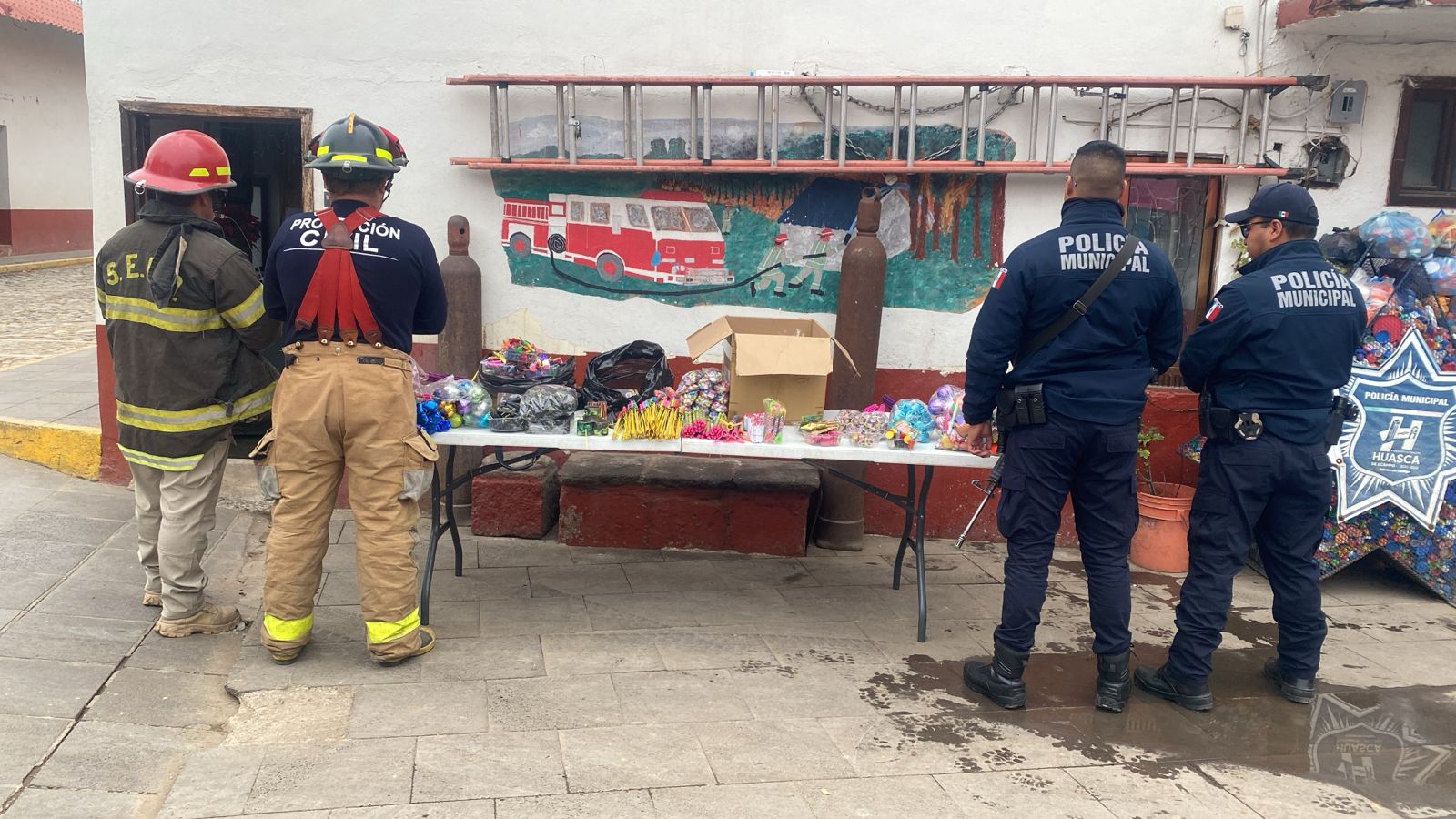Protección Civil asegura pirotecnia ilegal en Hidalgo