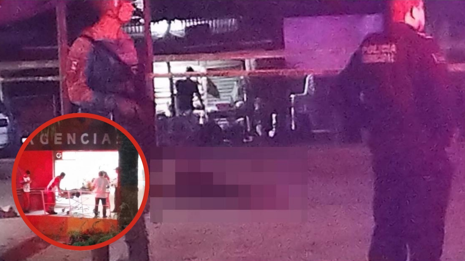 Enfrentamiento con arma de fuego.