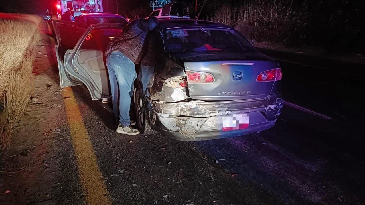 Carambola deja cinco personas lesionadas en la carretera Tula–Jorobas