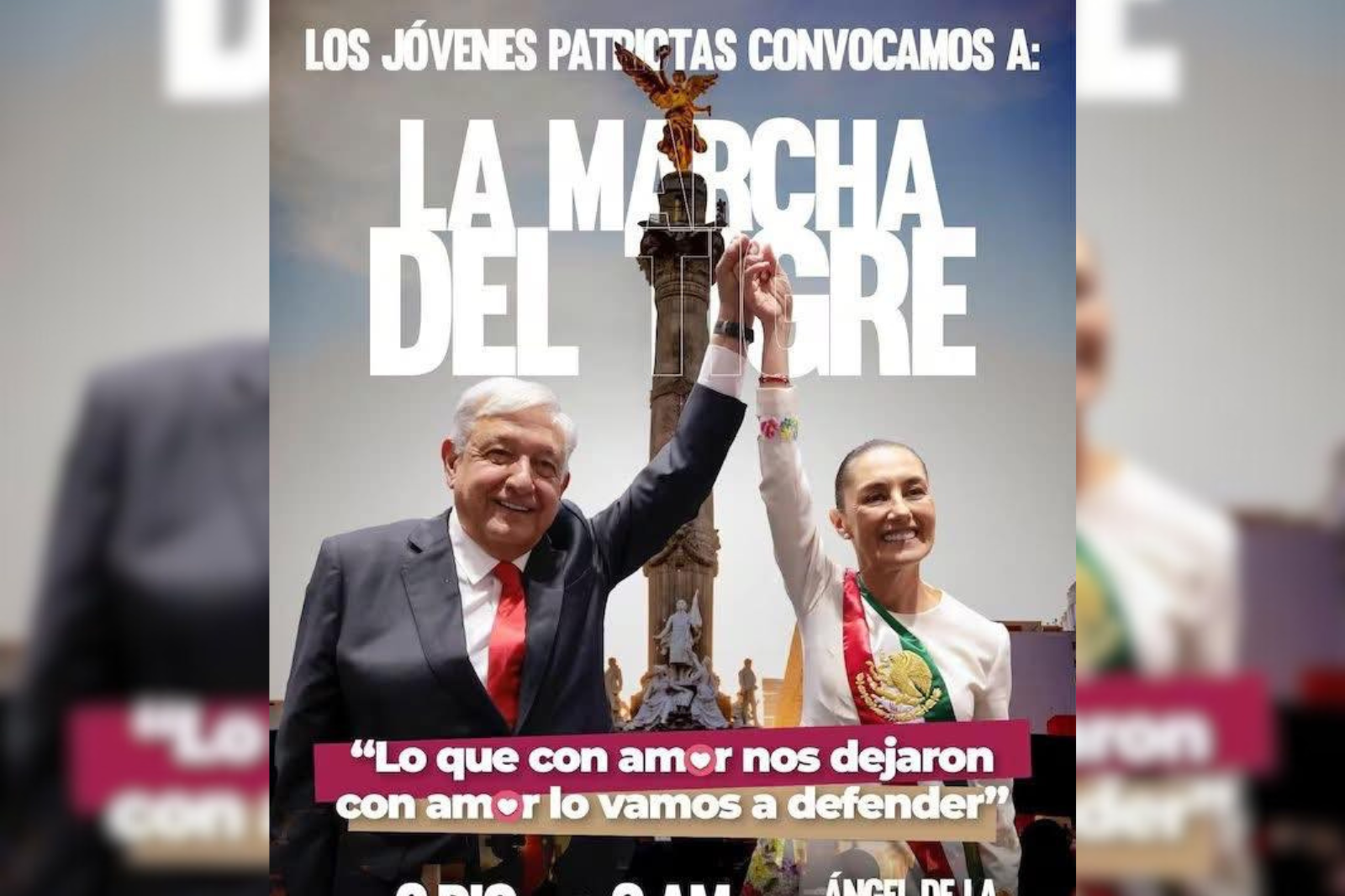 La “Marcha del Tigre” llega a CDMX este 6 de diciembre. Esto es lo que se sabe del movimiento convocado en TikTok.