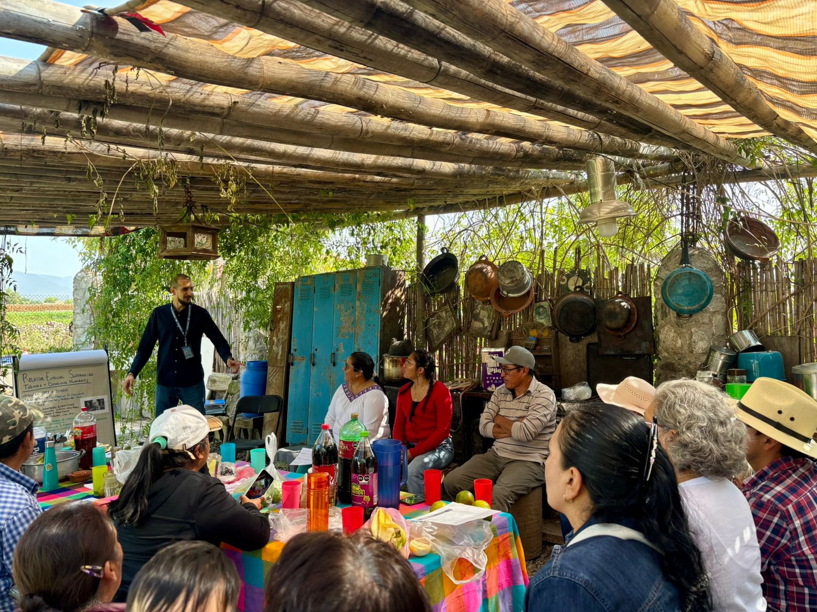 La ONU-DH escucha a comunidades del Valle del Mezquital en medio de preocupaciones por proyectos regionales.