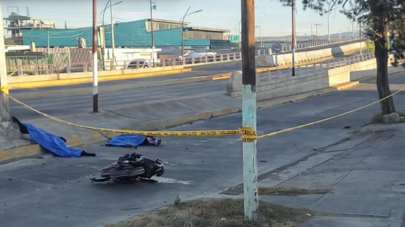 Choque de motocicleta deja dos muertos en este bulevar de Hidalgo