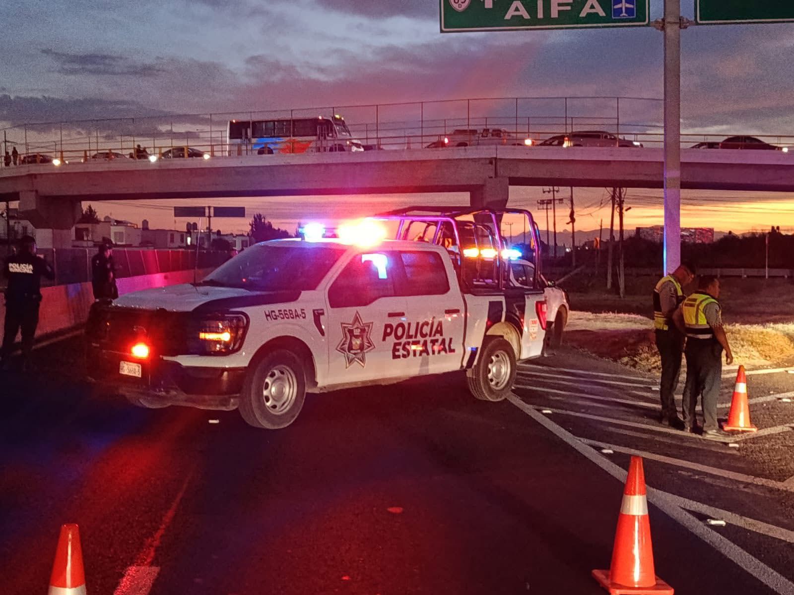 Cierre total en la México-Pachuca por fuga de gas