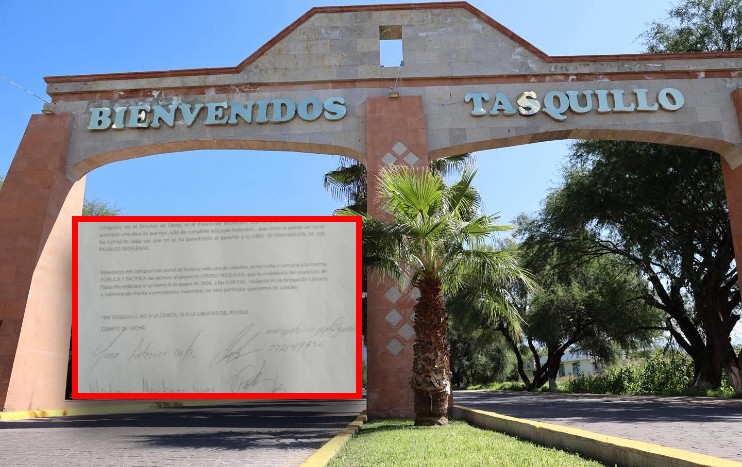 Habitantes de Tasquillo firman contra el Cereso en el municipio