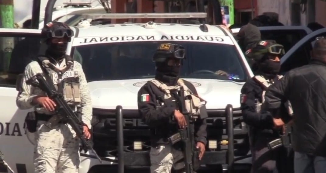 Operativo de Guardia Nacional y Sedena
