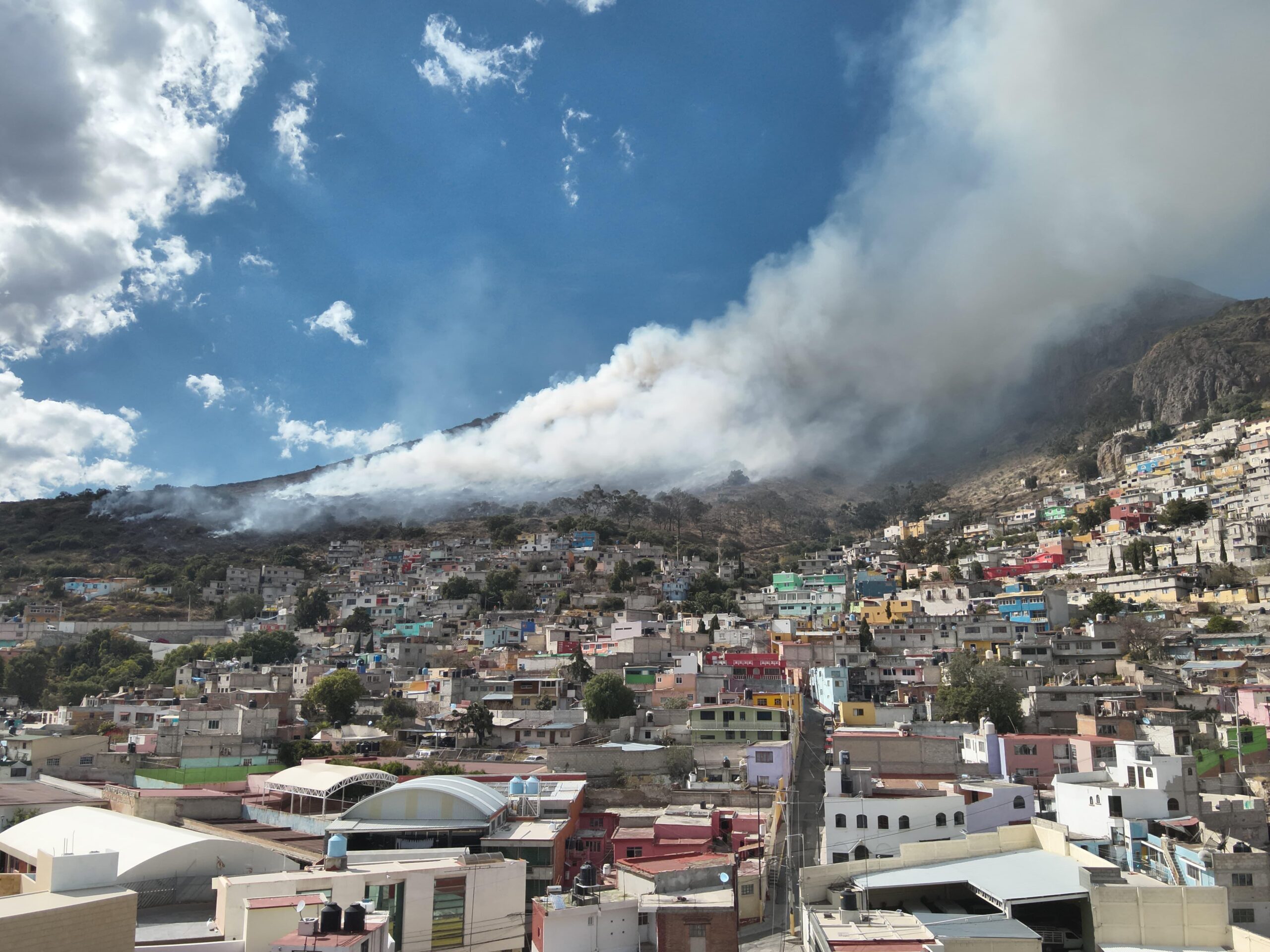 Semarnath te recomiendo esto debido a la dispersión de humo en Pachuca