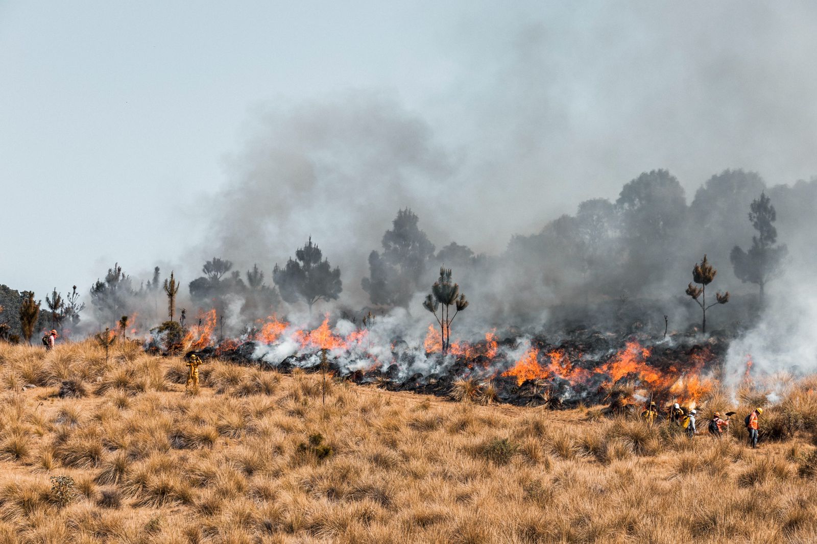 Incendio en Huichapan