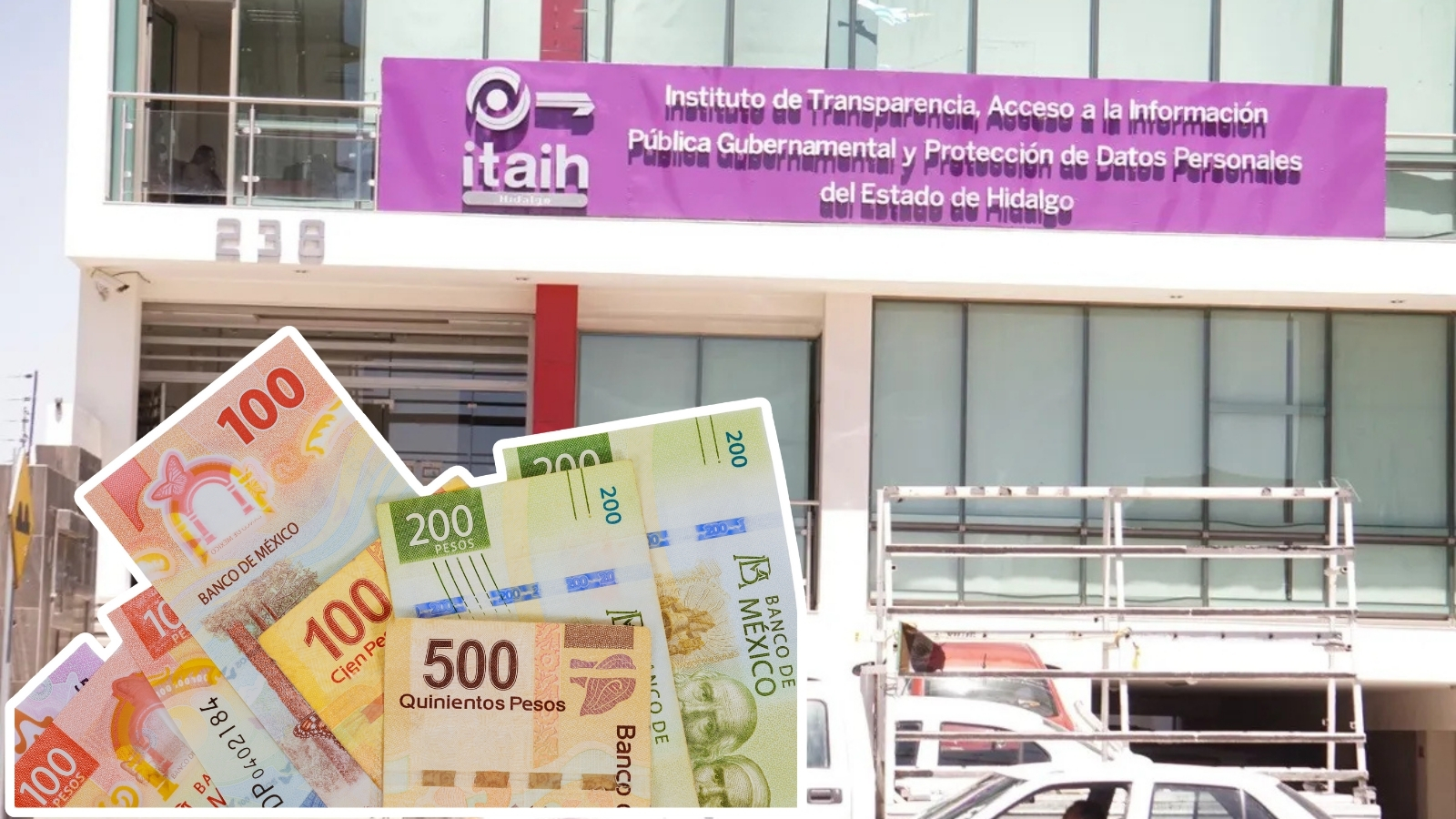 Instalaciones del Instituto de Transparencia de Hidalgo.