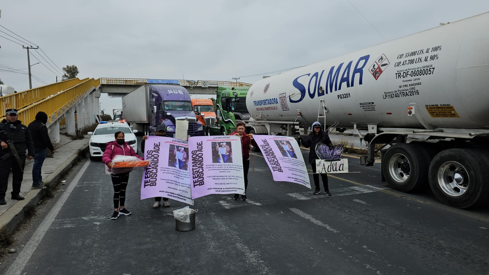 Retiran bloqueo de la carretera Tula-Jorobas