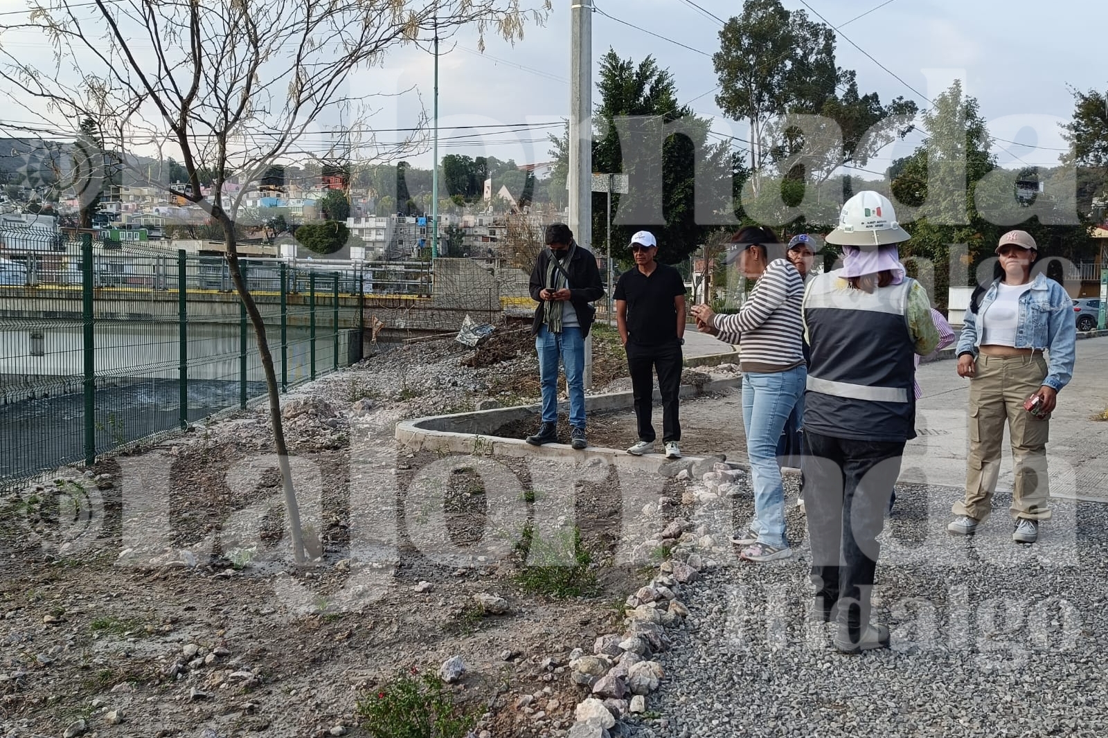 Trabajos de revegetación en la ribera del río Tula
