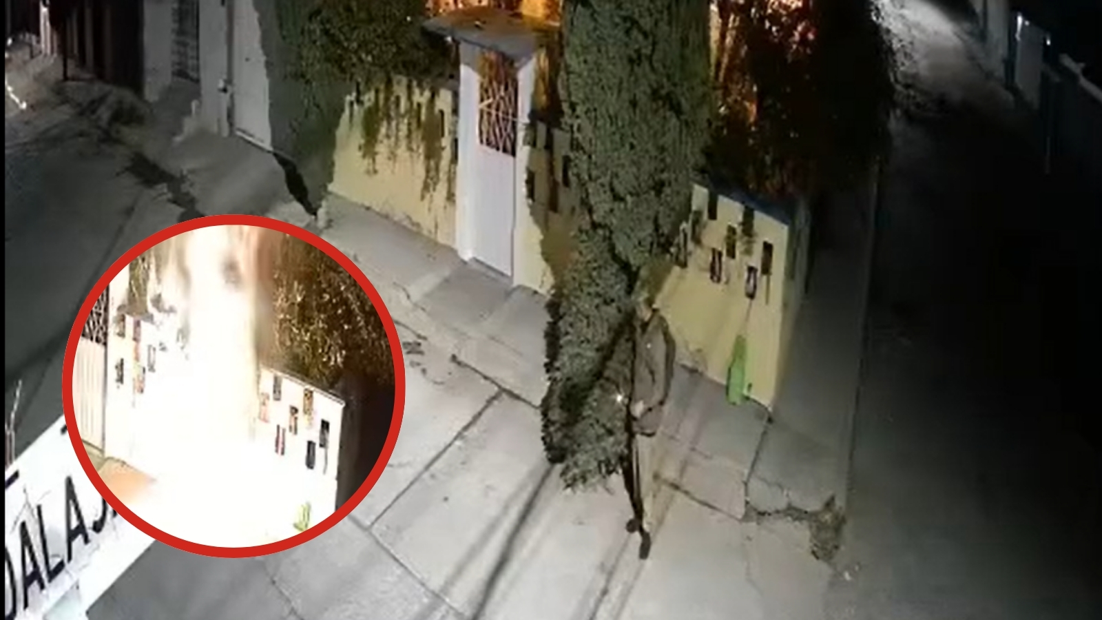 VIDEO | Sujeto incendia árbol en Pachuca