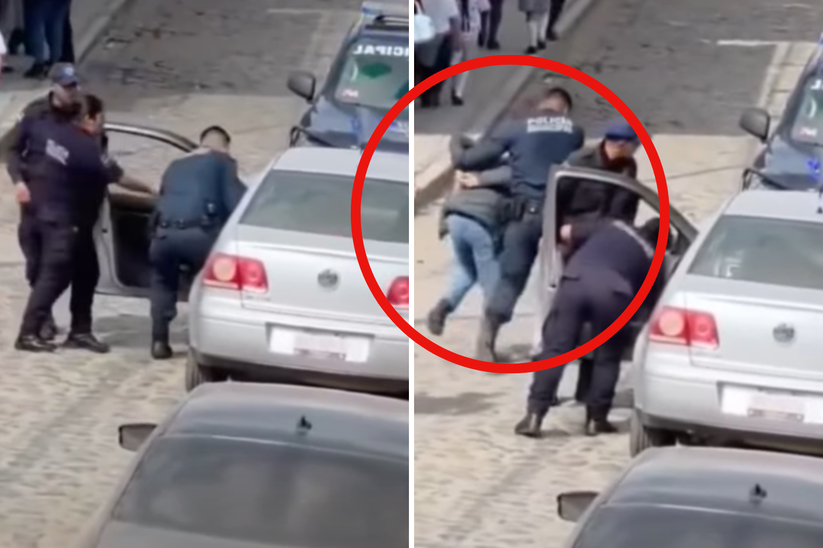Video exhibe presunto abuso policial contra adulto mayor en Huasca de Ocampo