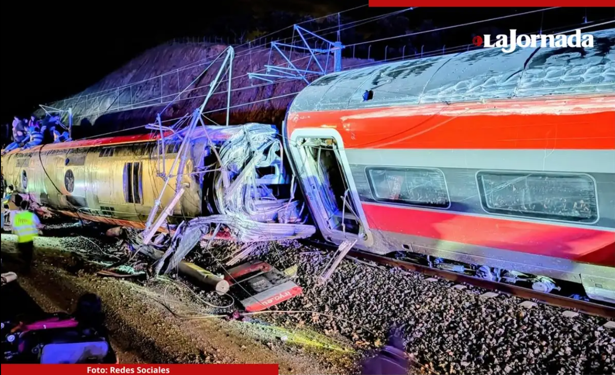Accidente ferroviario en España deja decenas de víctimas